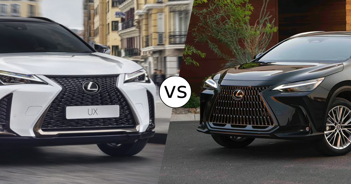 2024 Lexus UX vs Lexus NX