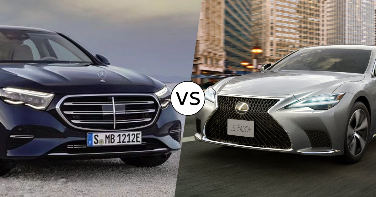 The 2024 Lexus LS vs Mercedes-Benz S Class