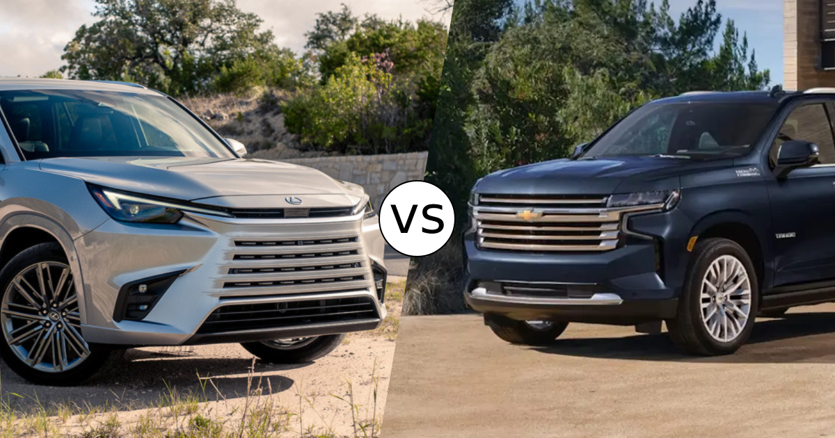 2024 Lexus TX vs. Chevrolet Tahoe