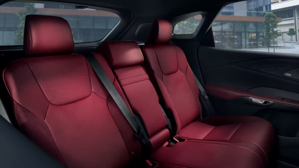 2025 Lexus RX Backseats