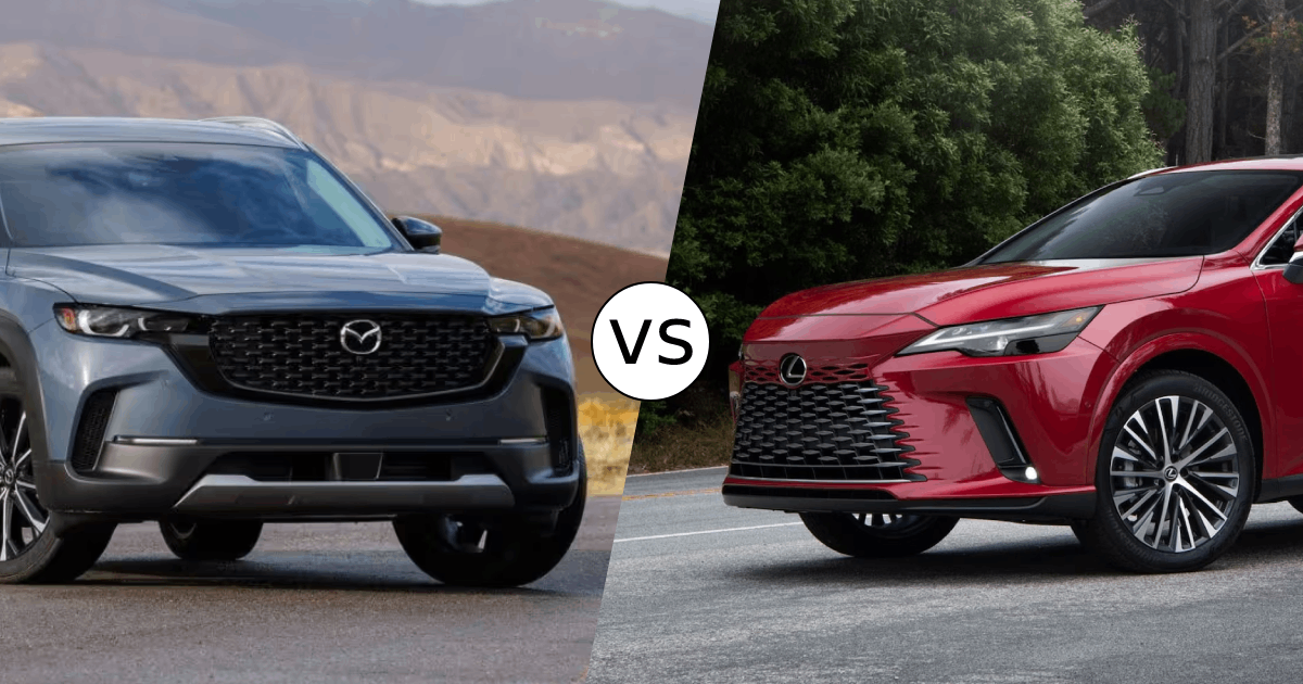 2025 Lexus RX vs. Mazda CX 50