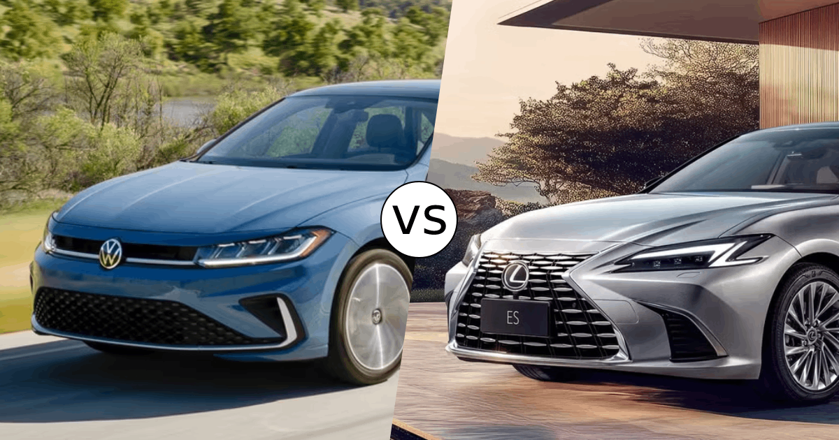 2025 Lexus ES vs VW Jetta