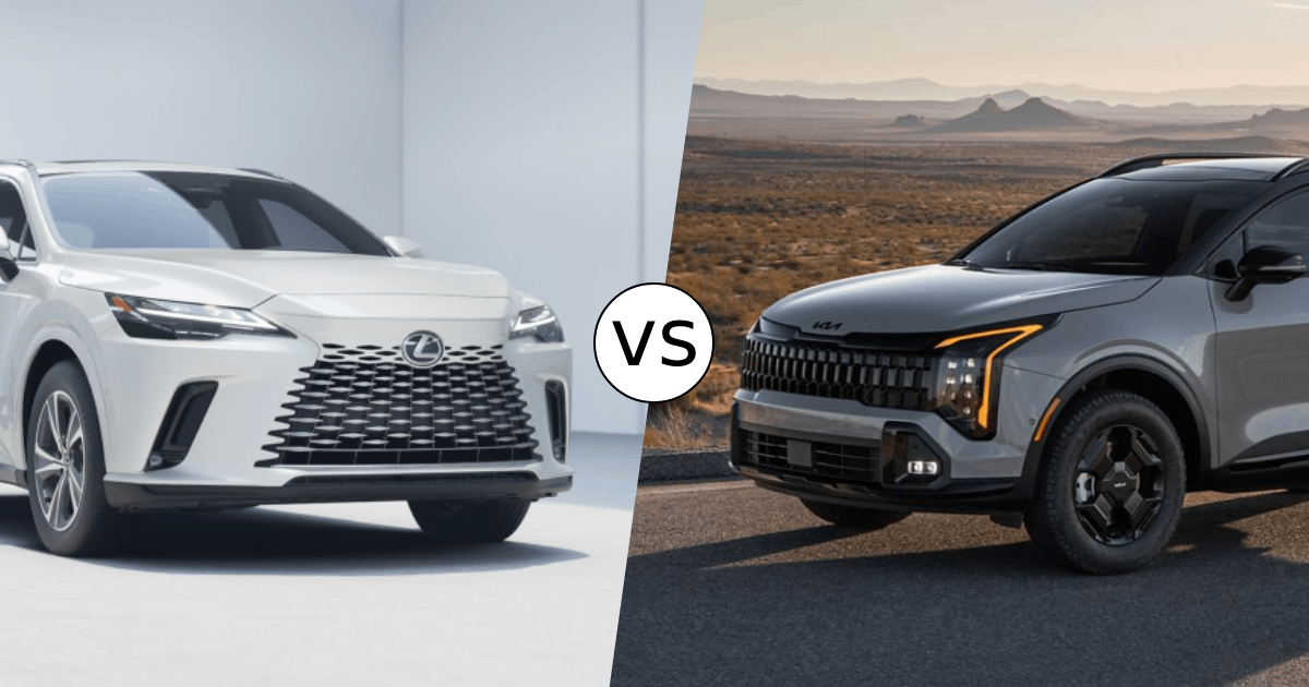 2026 Lexus RX vs Kia Sportage