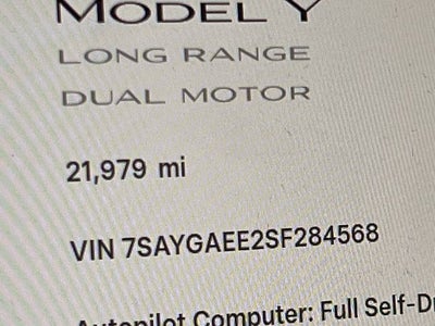 2025 Tesla Model Y Long Range