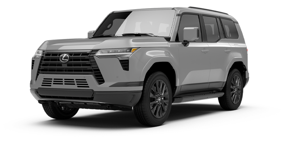 Exterior of the Lexus GX 550 Premium in Nightfall Mica.