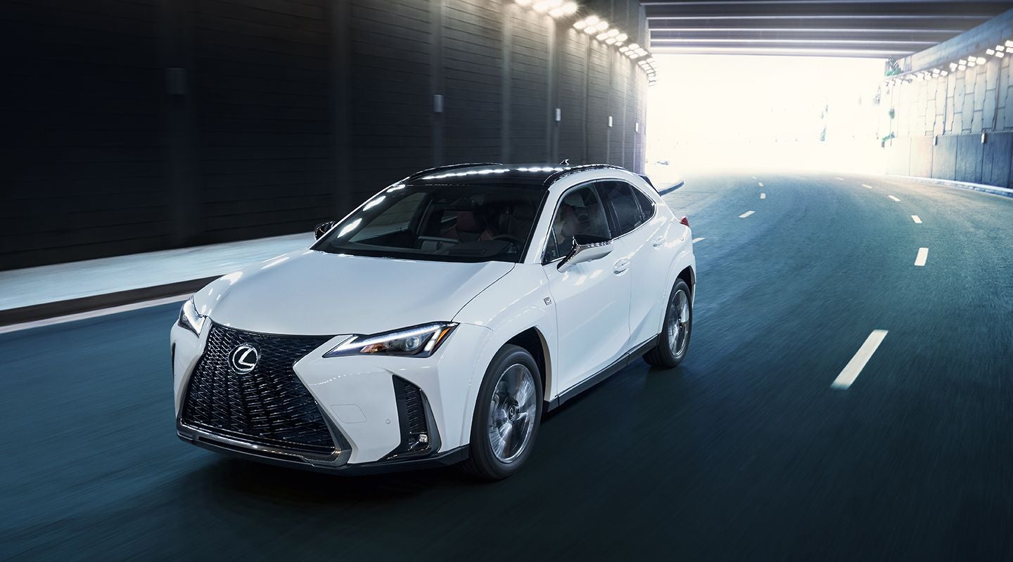 White Lexus UX