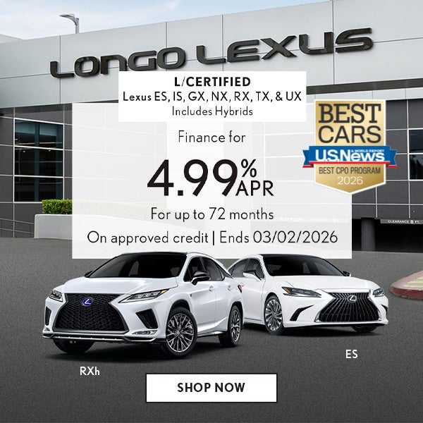 Finance an L/Certified vehicle for 4.99% APR