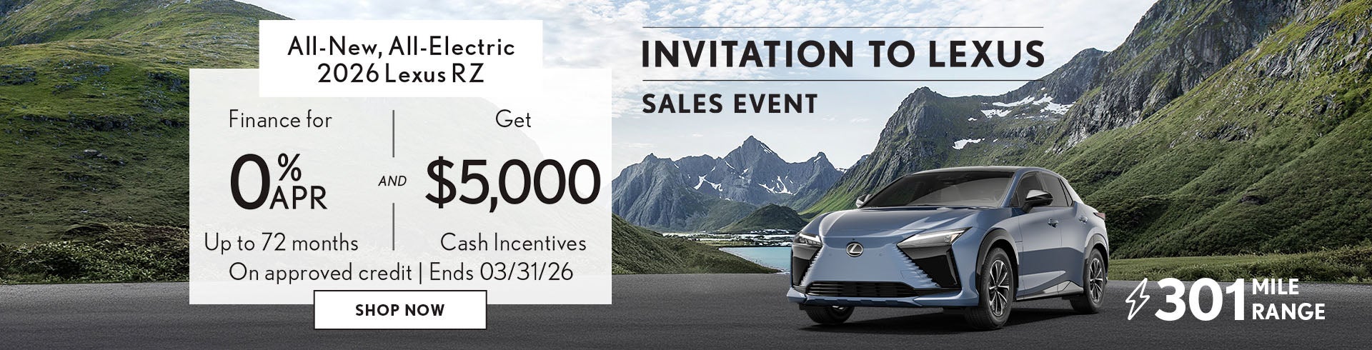 Finance a RZ for 0% APR & Get $5K Cash Incentives