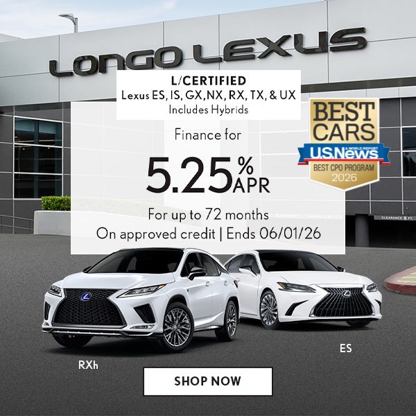 Finance an L/Certified vehicle for 5.25% APR