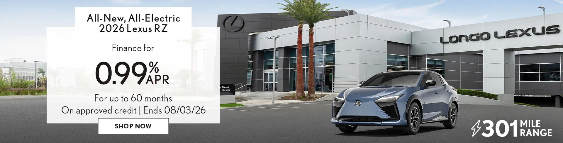 Finance a new 2026 RZ for 0.99% APR for up to 60 mos