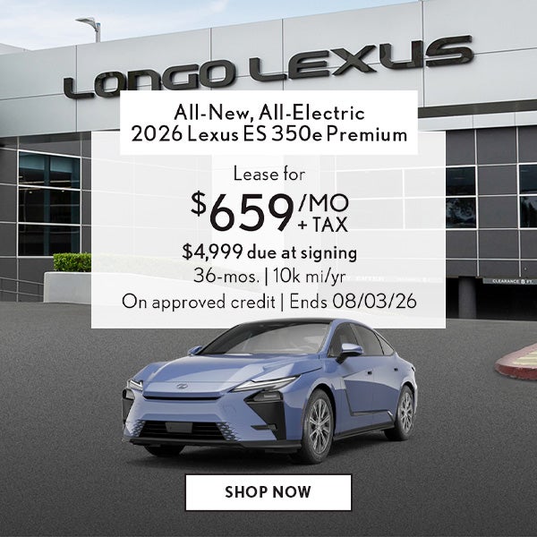 Lease a new 2026 ES 350e Premium for $659/mo