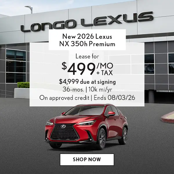 Lease a new NX 350h Premium for $499/mo