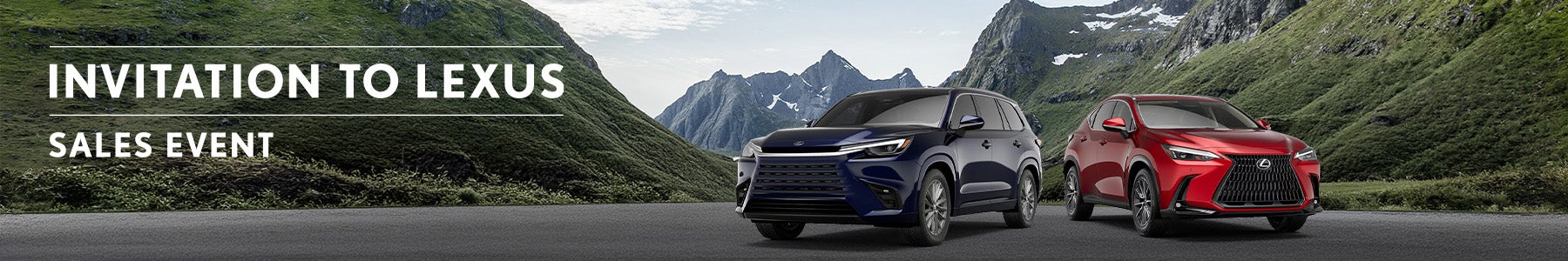 Invitation to Lexus Sales Event